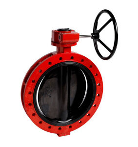 FIVC Butterfly Valve (Ductile Iron – PN 16 – U-Flanged – Gearbox – Replaceable – Pinless – EN 1092-2)